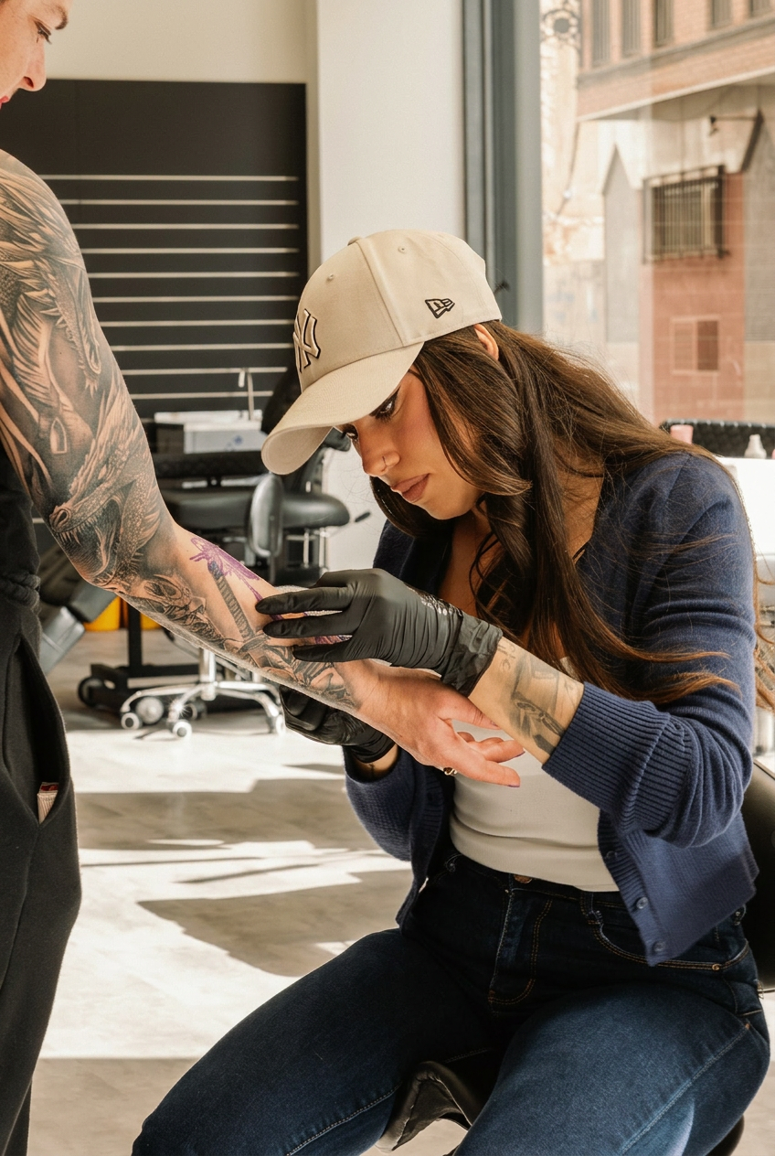 Eva, founder of Notorious Ink
